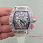Swiss Quality Replica Richard Mille RM 56-01 Watch Transparent Crystal Watch Case